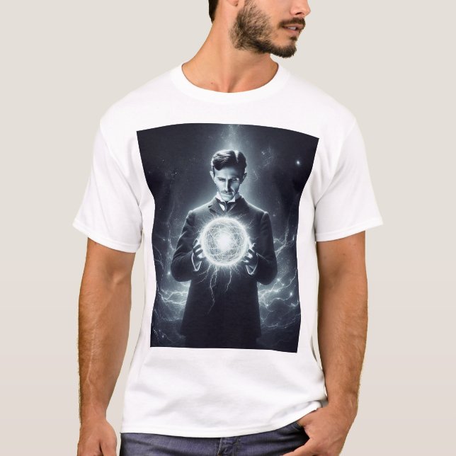 T-shirt Nicola Tesla  (Devant)