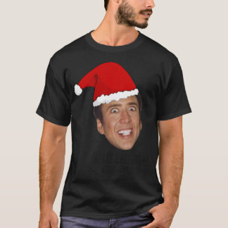 T-shirt Nicolas Cage Merry Christmas materners