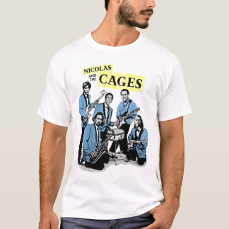 T-shirt Nicolas Et Les Cages (Chemise Nic Cage Band)