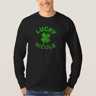 T-shirt Nicole Famille Irlandaise St Patrick S Day Lucky N