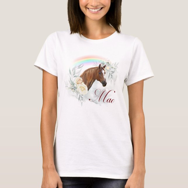 T-shirt Nicole personnalisée - Mae 1 (Devant)