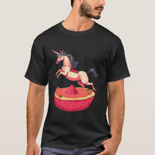 T-shirt Nicorn Sauter sur la pastèque - Imaginaire lunaire