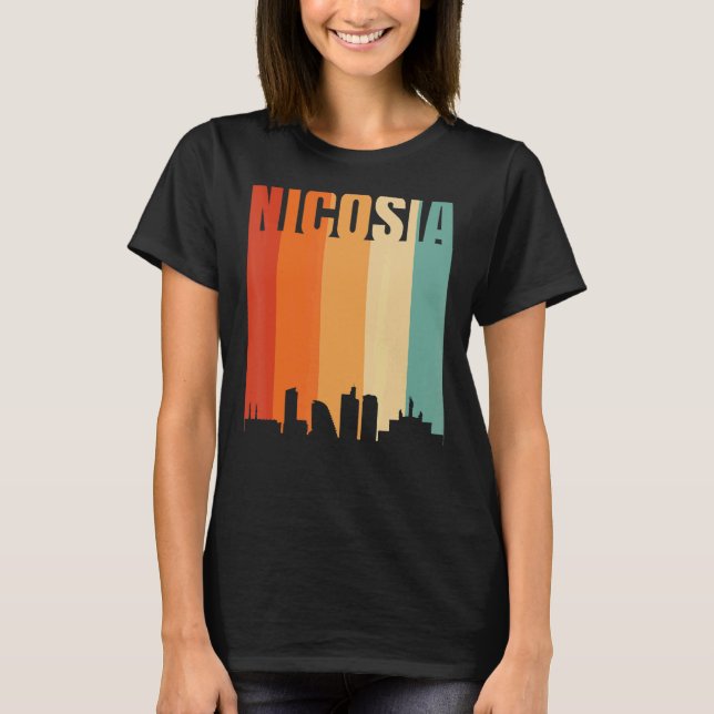T-shirt Nicosie Skyline (Devant)