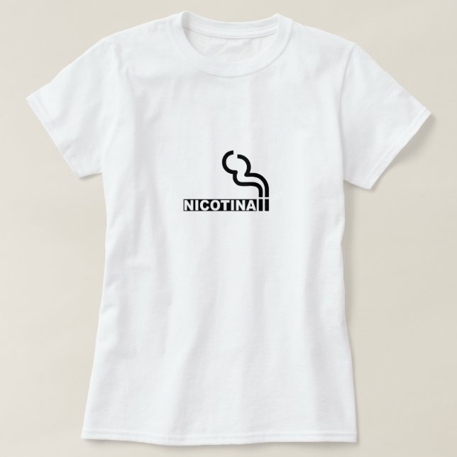 T-shirt Nicotina (Design devant)