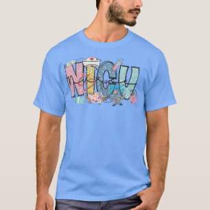 T-shirt NICU Infirmière ICU Super néonatale Joyeuse Infirm