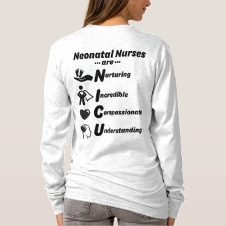 T-shirt NICU Infirmières chemise à manches longues
