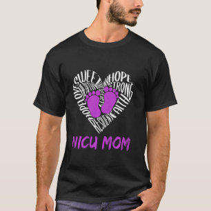 T-shirt Nicu Mom Preemie Warrior Premature Sensibilisation