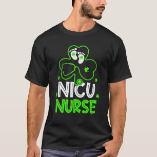 T-shirt NICU Nurse Life Stethoscope Nurse Happy St Patri