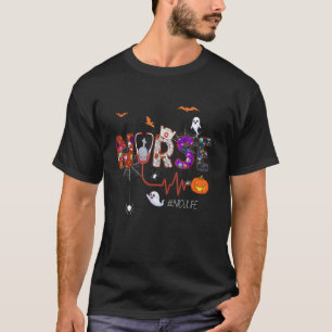 T-shirt Nicu Nurse Neonatal Icu Infirmière Scary Halloween