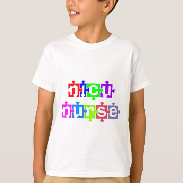 T-SHIRT NICU NURSE PUZZLE PIECE (Devant)