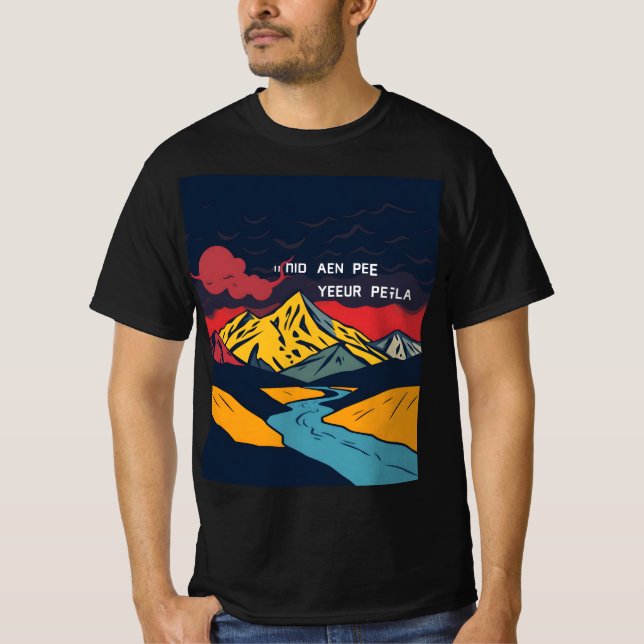 T-shirt "Nid Aen Pee Yeeur Pela - The Mystery Tee" (Devant)