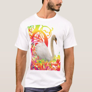 T-shirt Nid de cygne