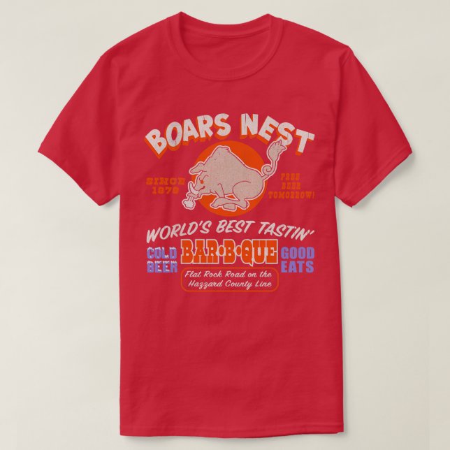 T-shirt Nid de voitures depuis 1979 (Design devant)