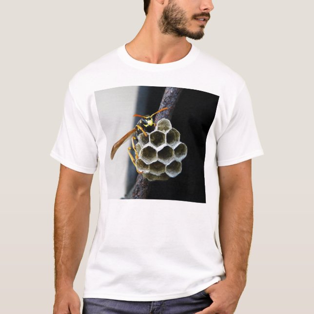 T-shirt Nid et travailleur de guêpe (Devant)