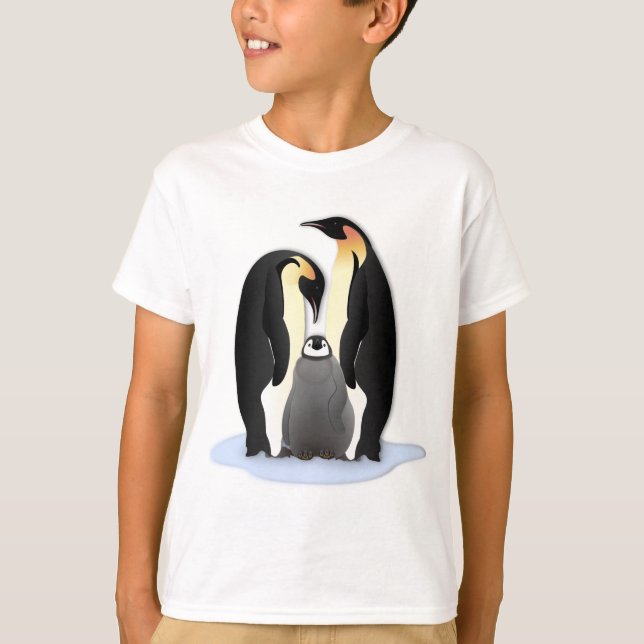 T-shirt Nidification des pingouins de l'empereur (Devant)