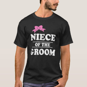 T-shirt Nièce De La Groom Mariage Party