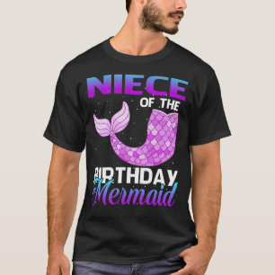 T-shirt NIECE de l'Anniversaire Mermaid Shirt Party
