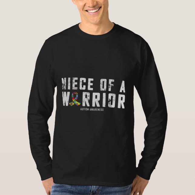T-shirt Nièce D'Une Sensibilisation sur l'autisme De Guerr (Devant)