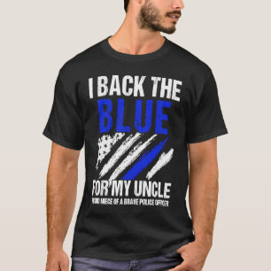 T-shirt Nièce fière d'un policier courageux