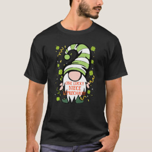 T-shirt Niece Funny St Patrick S Day Lucky Gnome Famille M