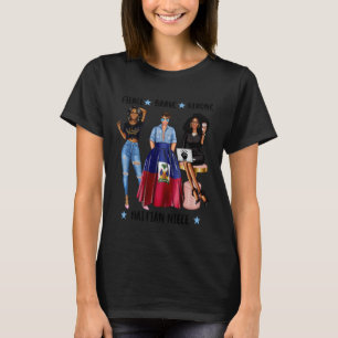 T-shirt Nièce Haïtienne D'Haïti Fière Brave Noire Latine