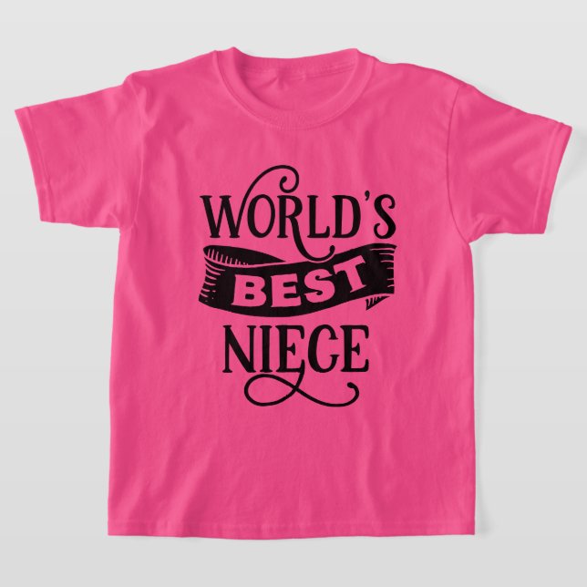 T-shirt Nièce la plus cool du monde  (Poser)