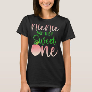 T-shirt Nienie De L'Anniversaire Une Pêche 1Er Fruit D'Été