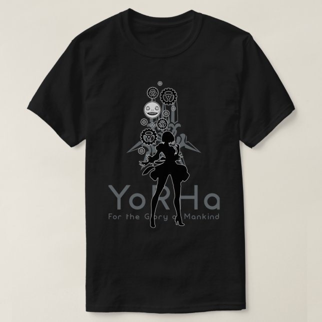 T-shirt NieR Automata - 2B YoRHa    (Design devant)