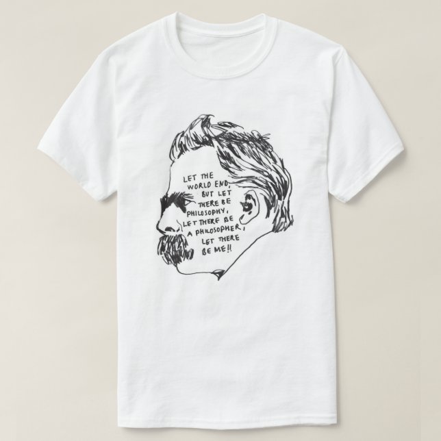 T-shirt Nietzsche (Design devant)