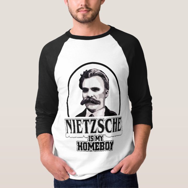 T-shirt Nietzsche est mon Homeboy (Devant)