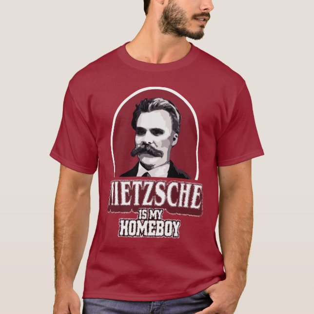 T-shirt Nietzsche est mon Homeboy (Devant)