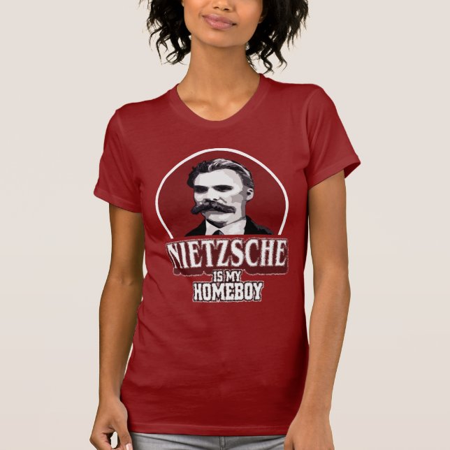 T-shirt Nietzsche est mon Homeboy (Devant)