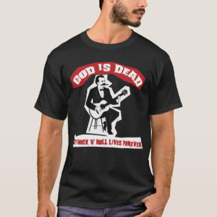 T-shirt Nietzsche Guitare Dieu est mort