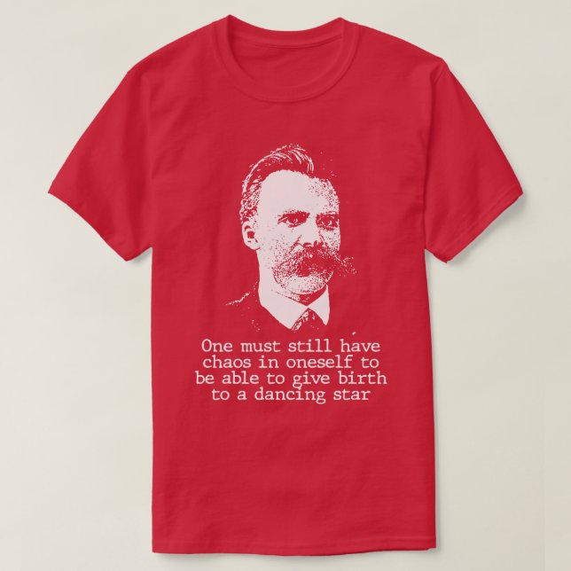 T-shirt Nietzsche Meme Nietzsche (Design devant)