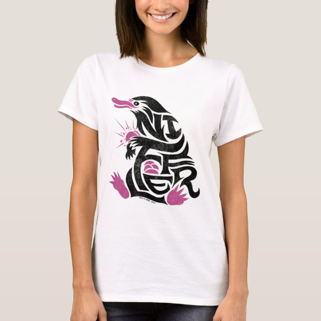 T-shirt NIFFLER™ Typography Graphic (Devant)