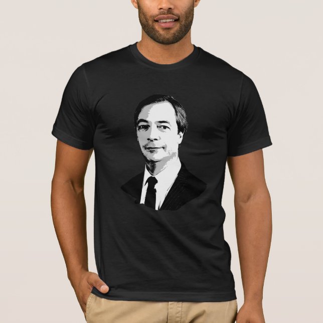 T-shirt Nigel Farage - buste - (Devant)