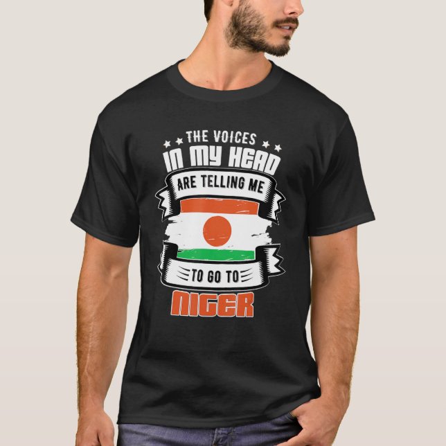 T-shirt Niger Dans Ma Tête (Devant)