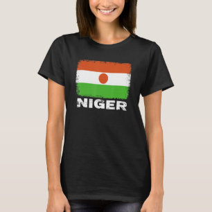 T-shirt Niger Flag Support Nigerien People Women Men