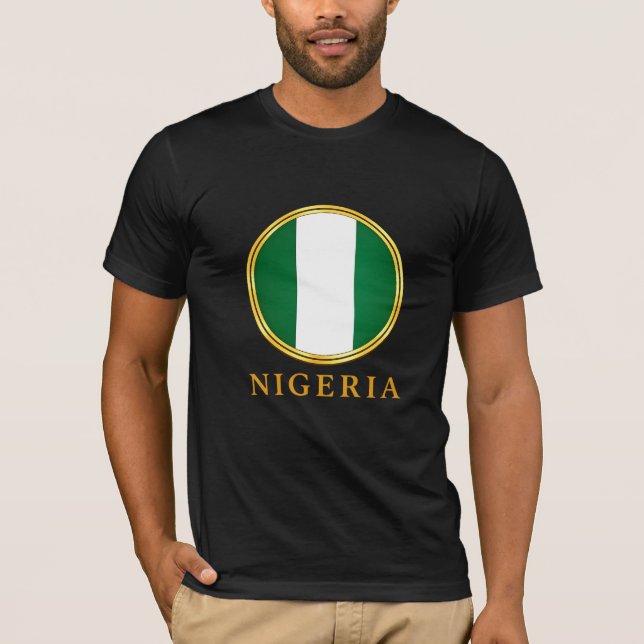 T-shirt Nigeria - Drapeau nigérian (Devant)