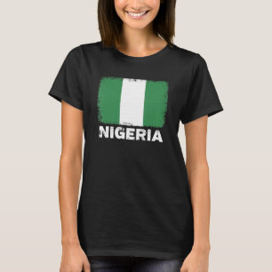T-shirt Nigeria Drapeau Soutien Nigérian Femmes Hommes