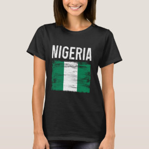 T-shirt Nigeria Fierté Drapeau Nigérian Patrimoine des rac