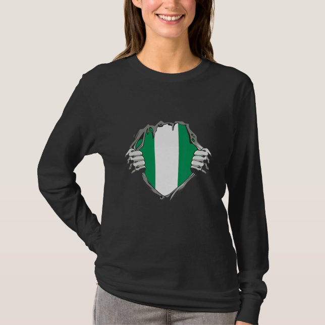 T-shirt Nigeria Flag (Devant)