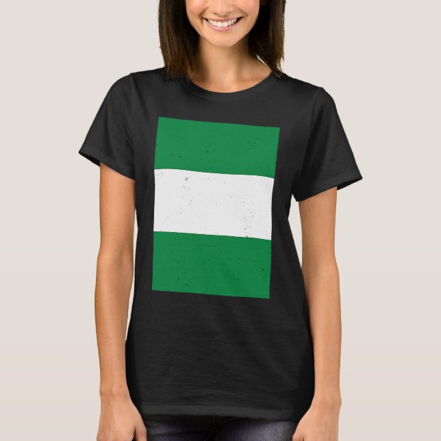 T-shirt Nigeria Flag Nigerian Pride Travel (Devant)