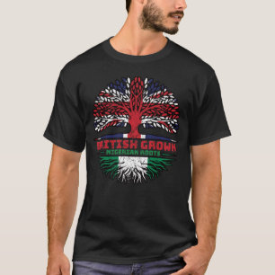 T-shirt Nigeria Royaume-Uni Royaume-Uni British Tree