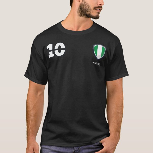 T-shirt Nigeria Soccer Jersey baskeltball (Devant)