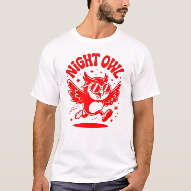 T-shirt Night Owl (Devant)