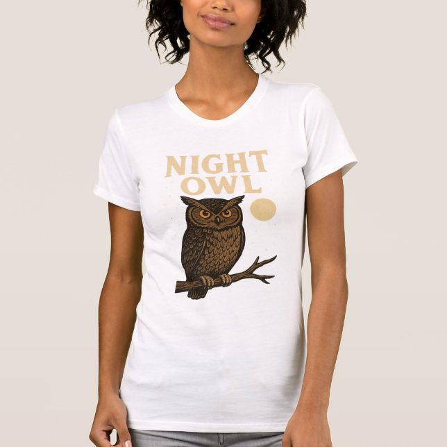T-shirt Night Owl (Devant)