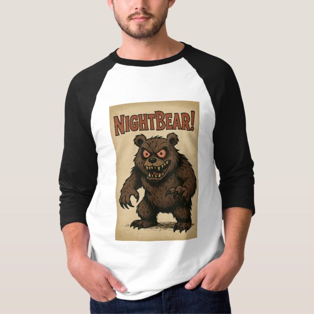 T-shirt NIGHTBEAR! Monstre  (Devant)