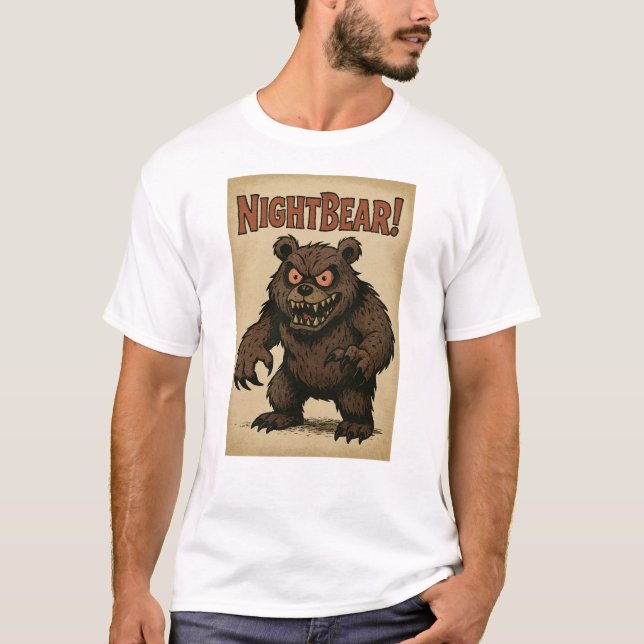T-shirt NIGHTBEAR ! Monstre (Devant)