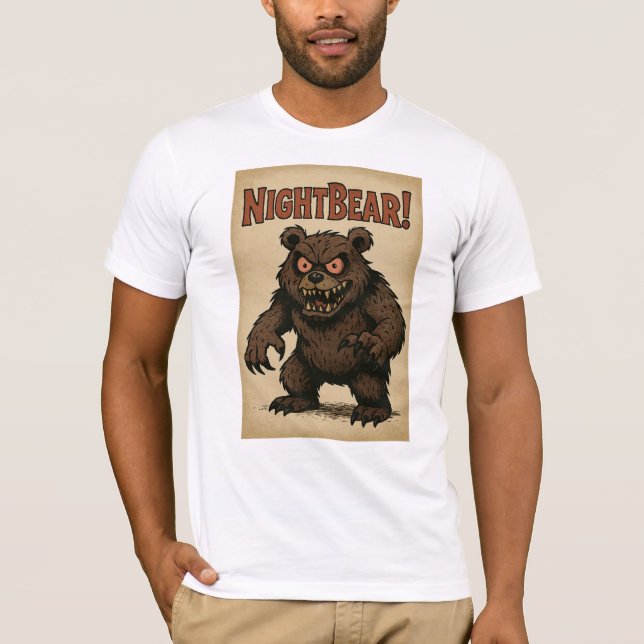 T-shirt NIGHTBEAR ! Monstre (Devant)